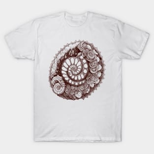 Floral Snail T-Shirt